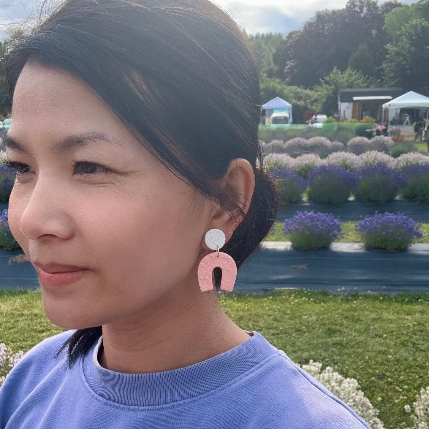 Peach Arches Earrings