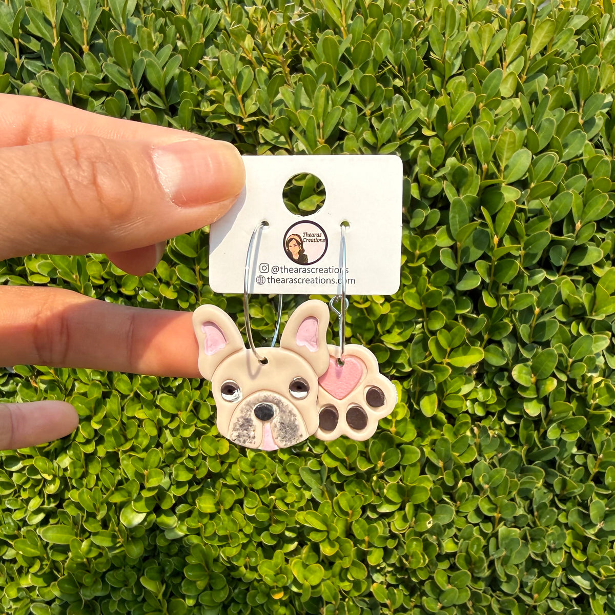Frenchie and Paws Hoops ๐พ๐ถ