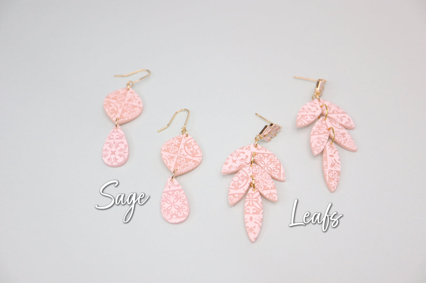 Sage & Leafs Earrings *Last Pair*