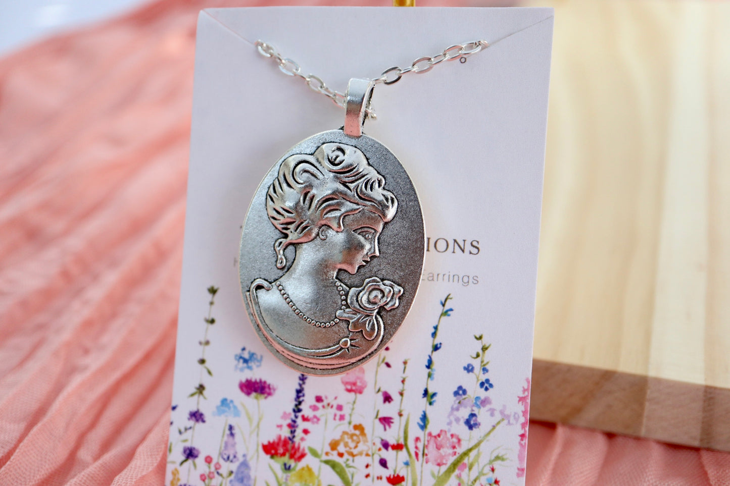 Lemon Antique Silver Necklace