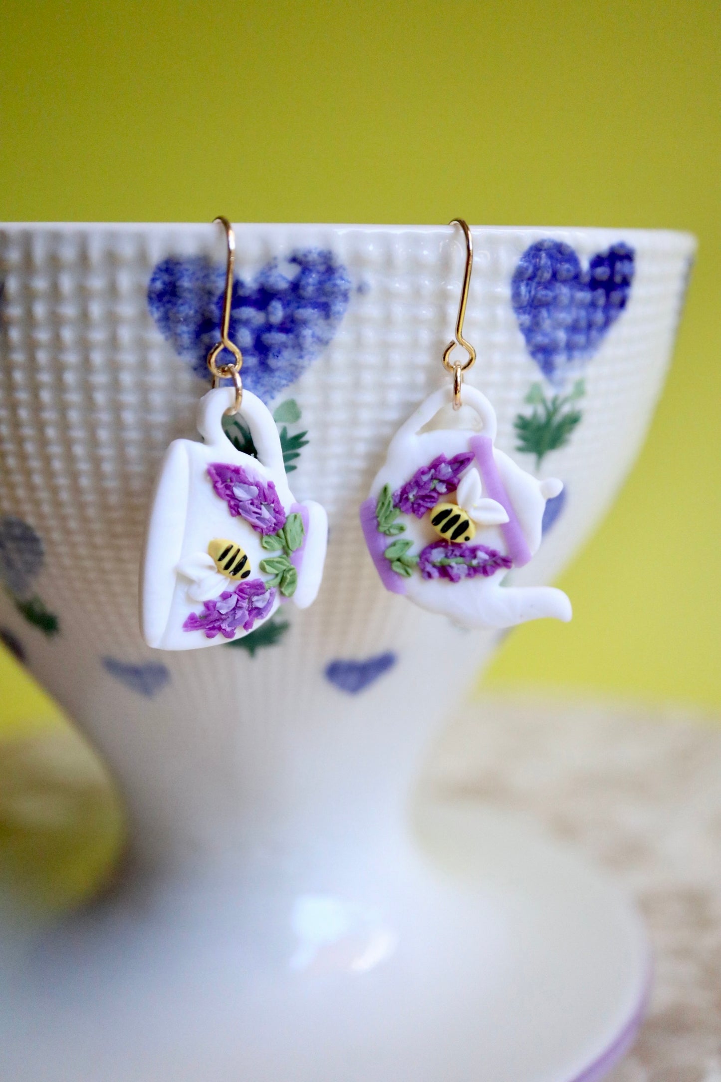 Lavender Tea pot and Cup