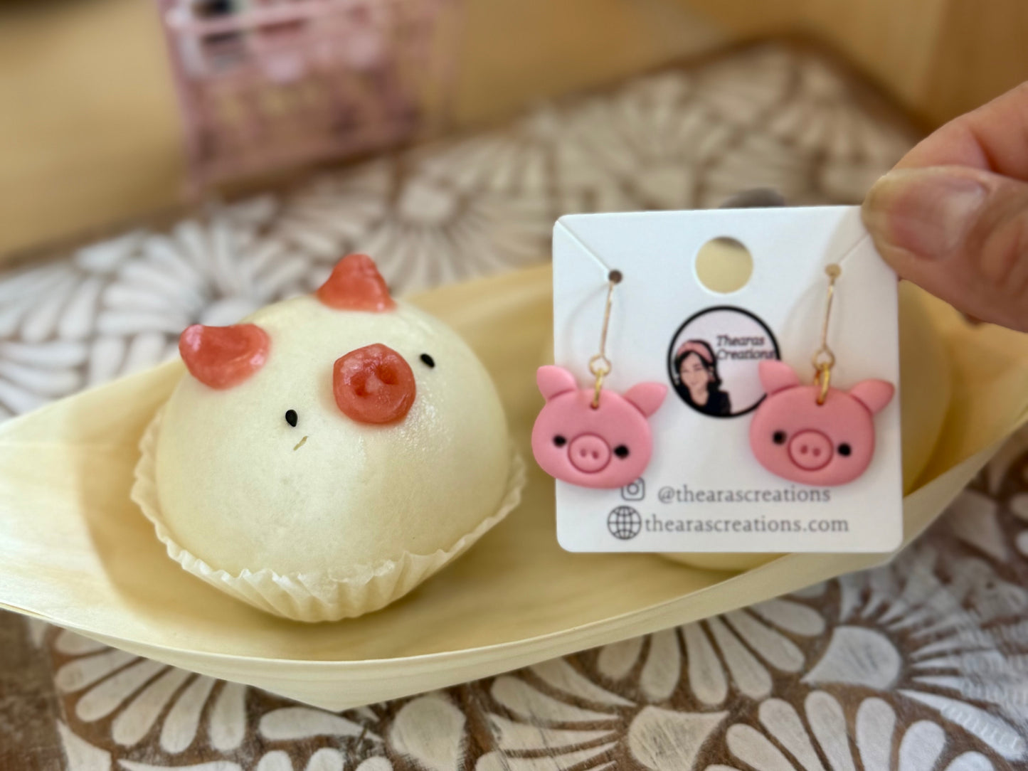 Pig 🐷 earrings and bracelets