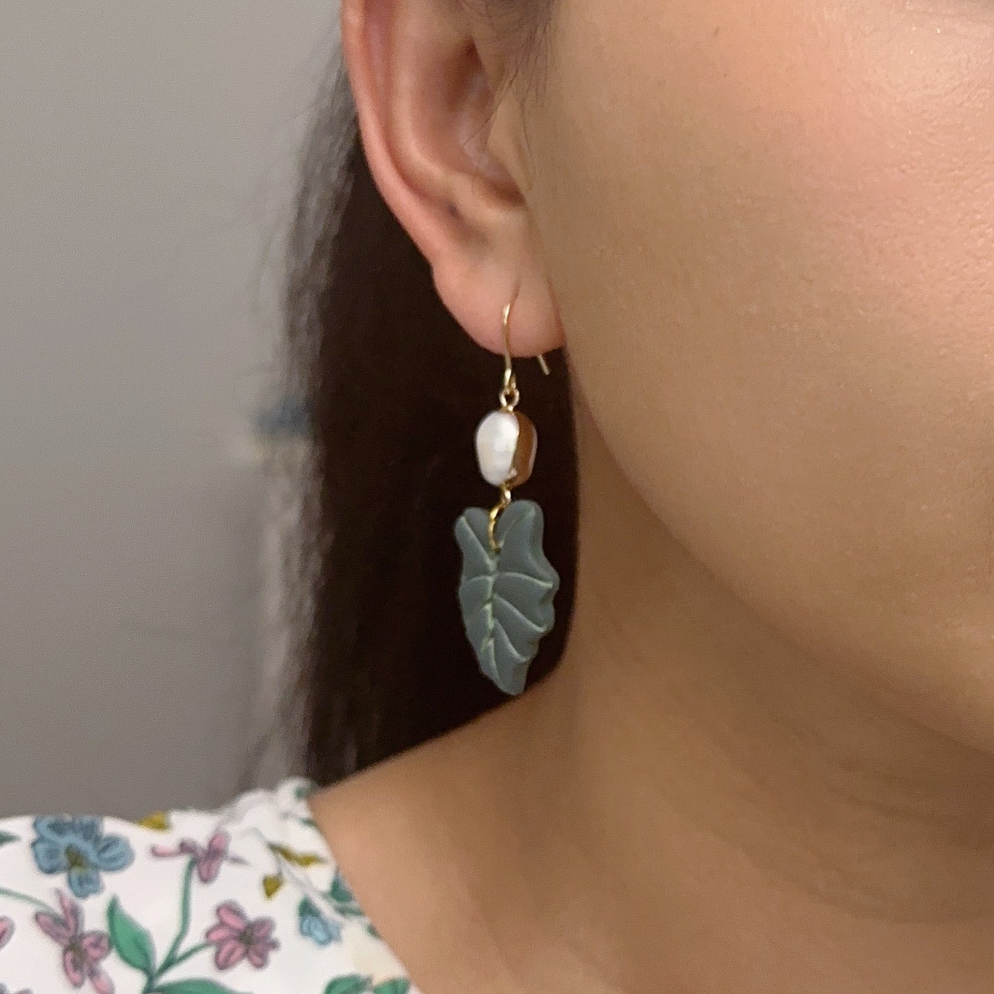Alocasia Earrings.