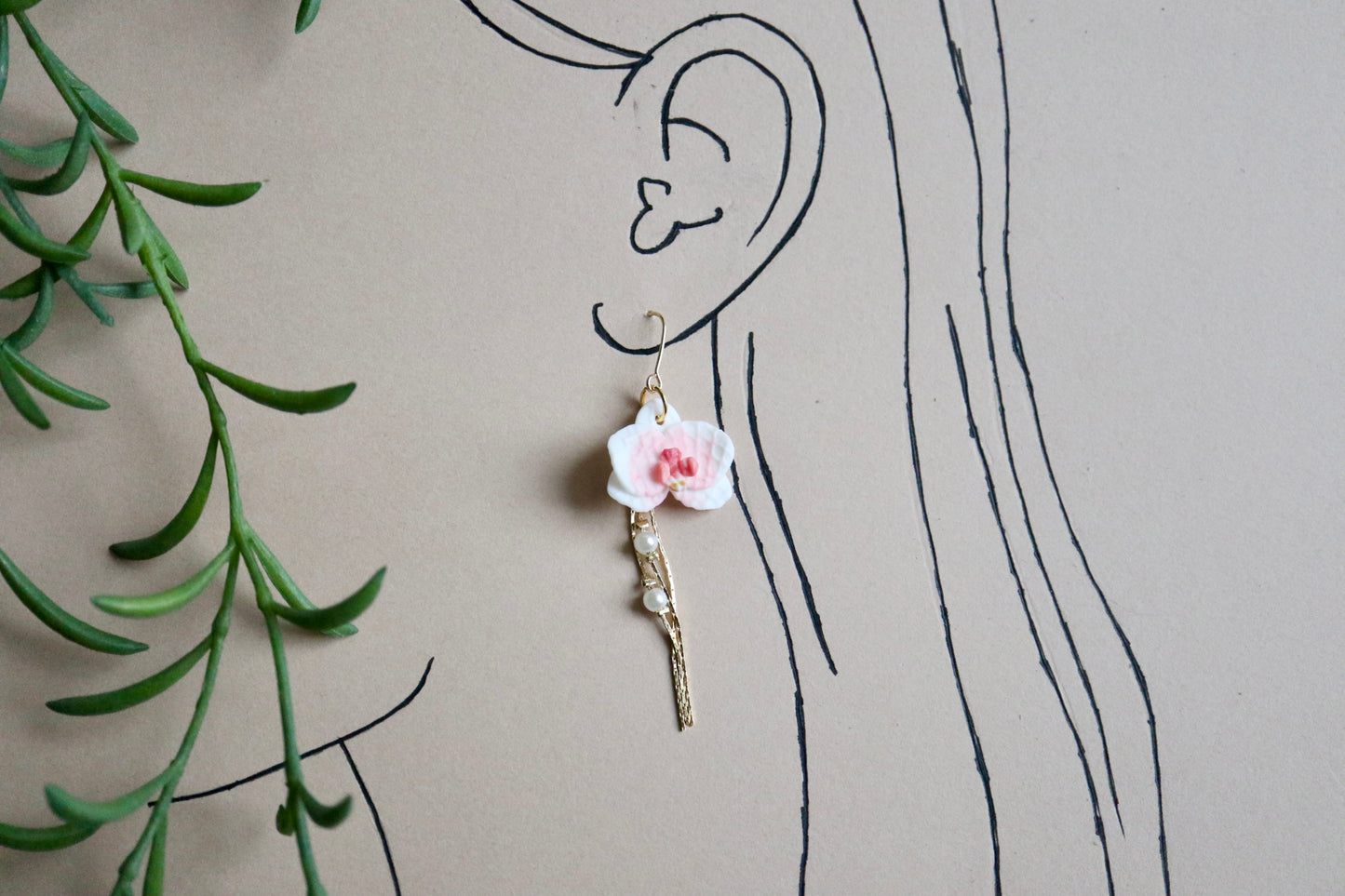 White Orchid Hooks