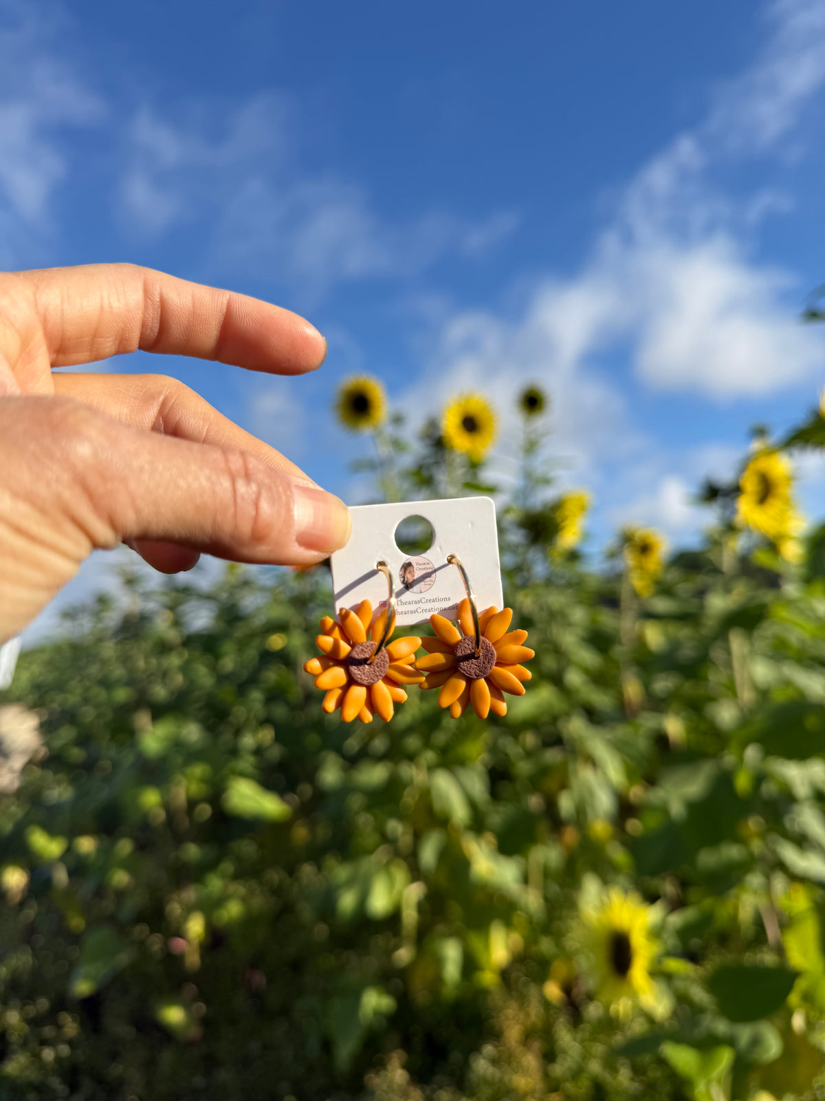 Fall Sunflower Hoops