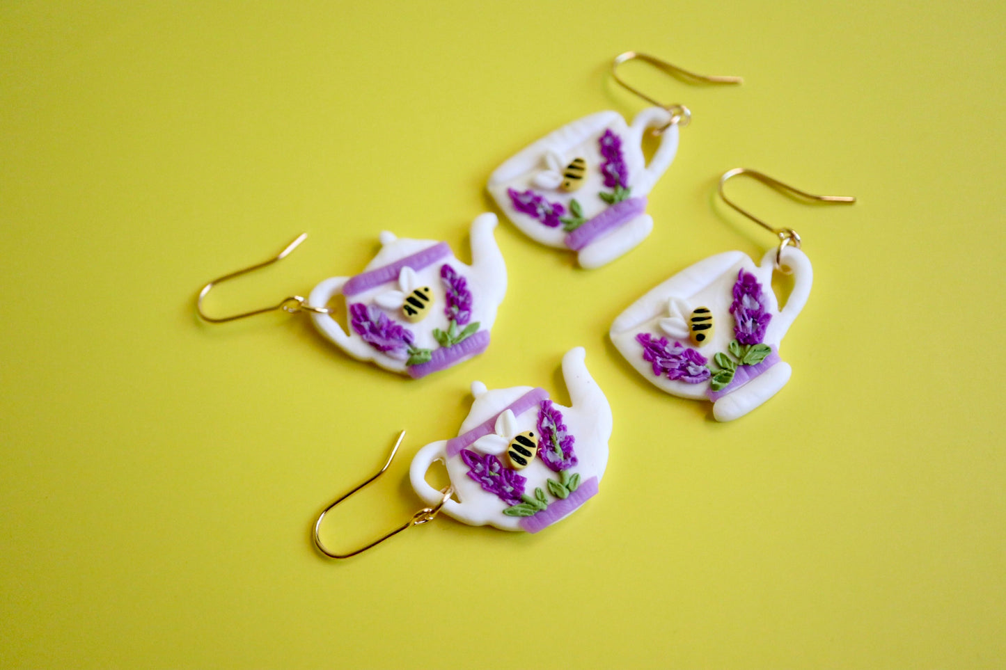 Lavender Tea pot and Cup