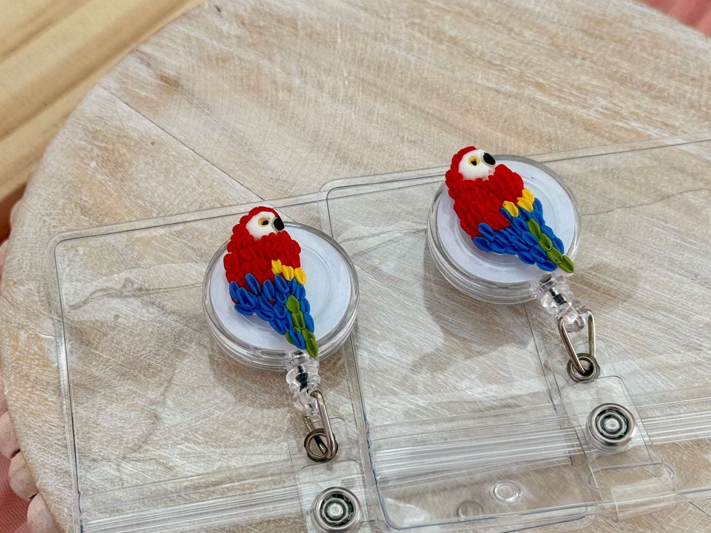 Macaw Parrot 🦜 Name Badge