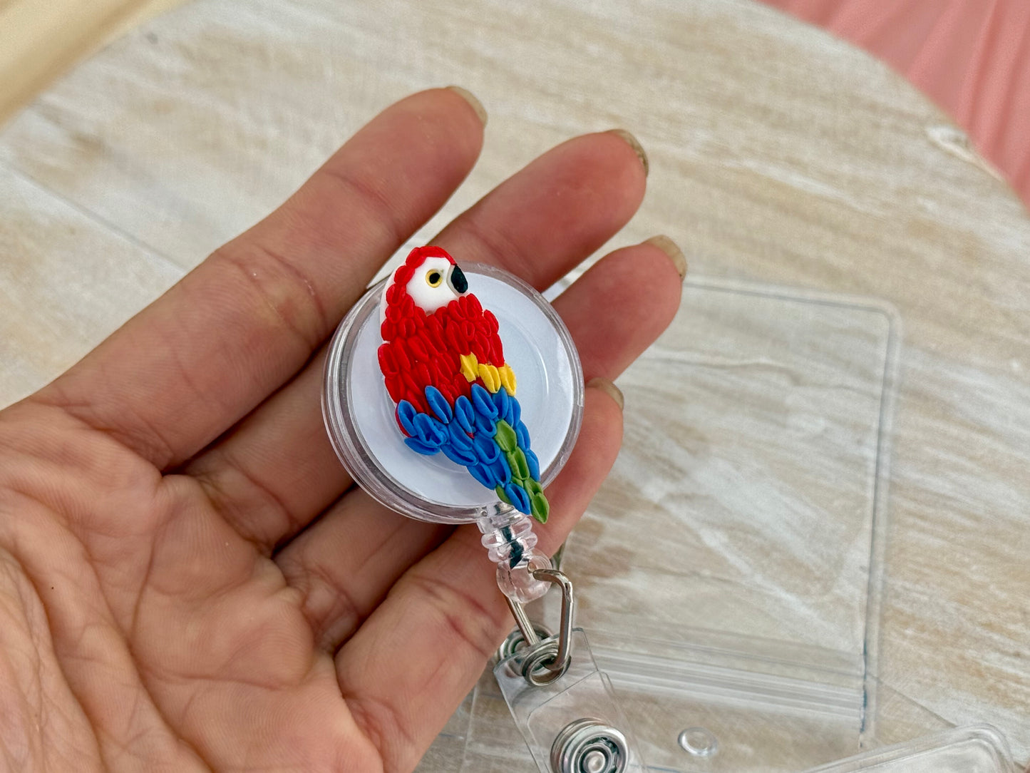 Macaw Parrot 🦜 Name Badge