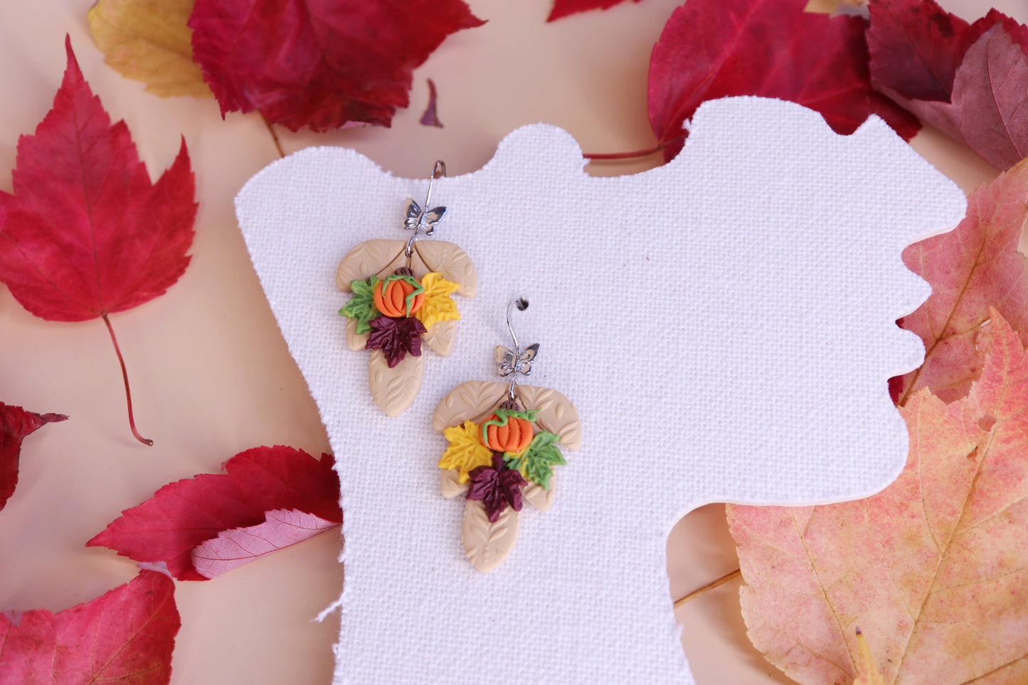 Sahara Pumpkin Fall Earrings