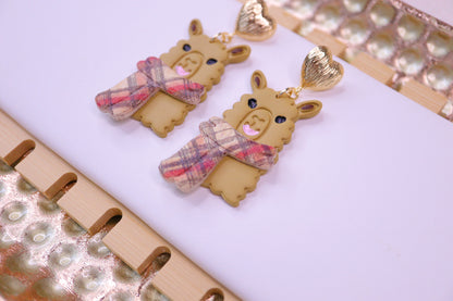 Winter Plaid Earrings