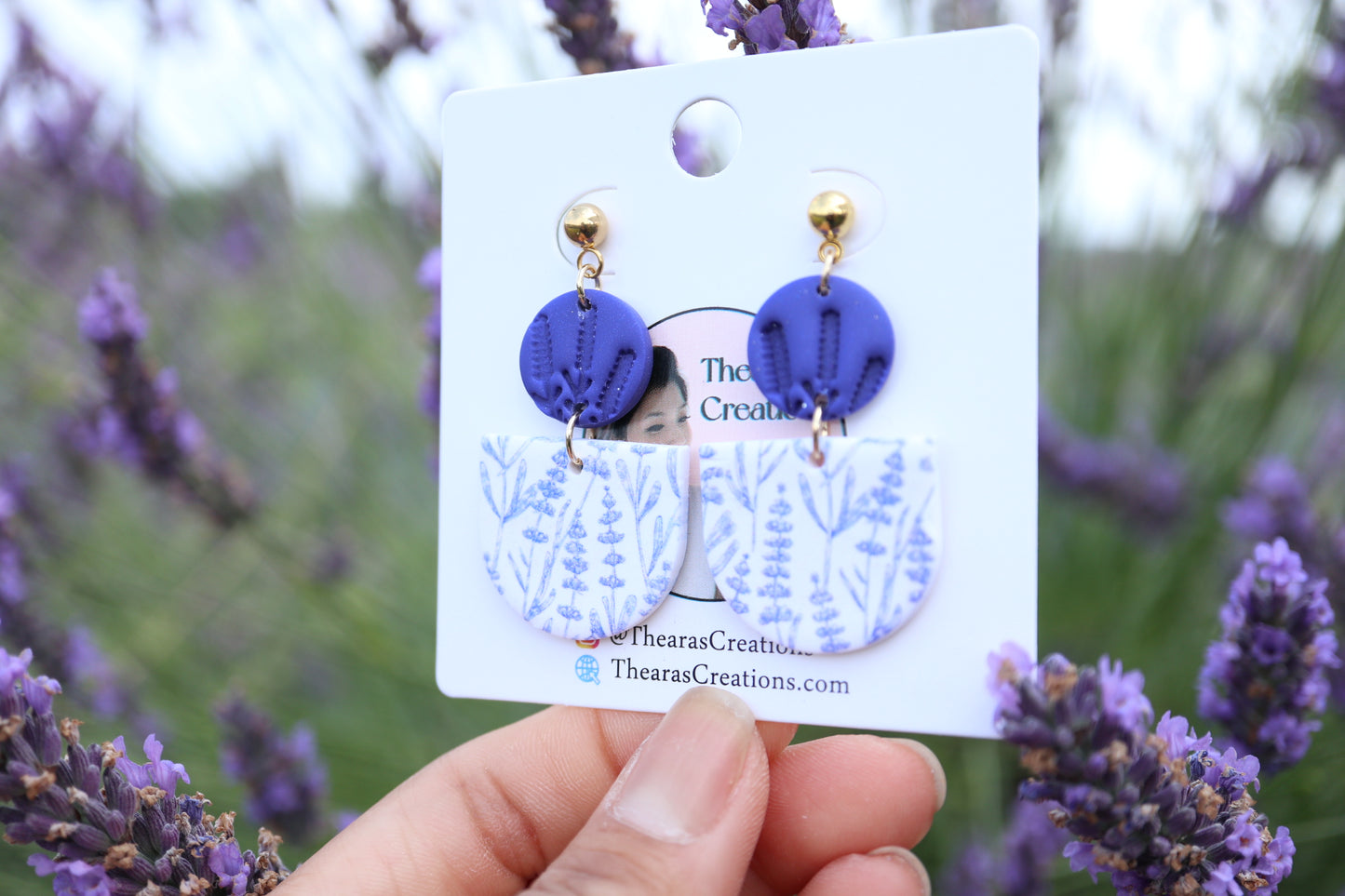 Lulu Lavender Earrings