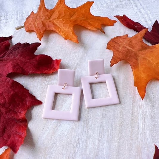 Soft pink and burgundy Square