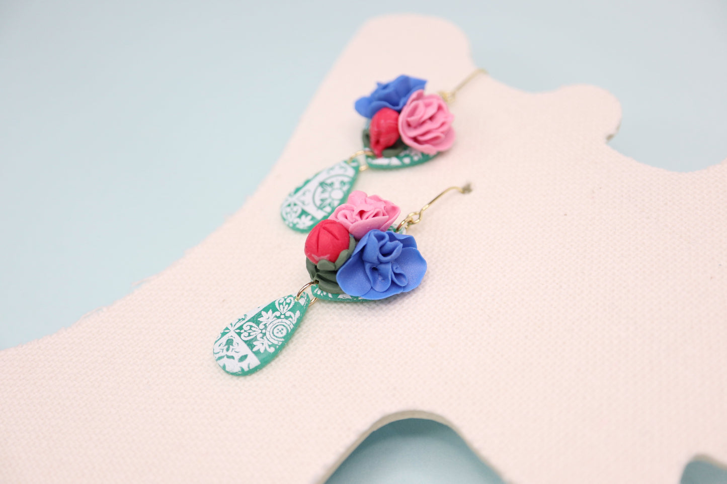 Sage’s Peony Earrings