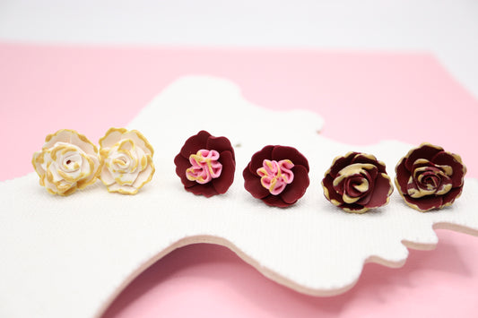 Peony Studs