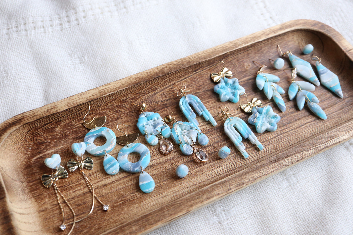 Sweet Blue Snow Earrings