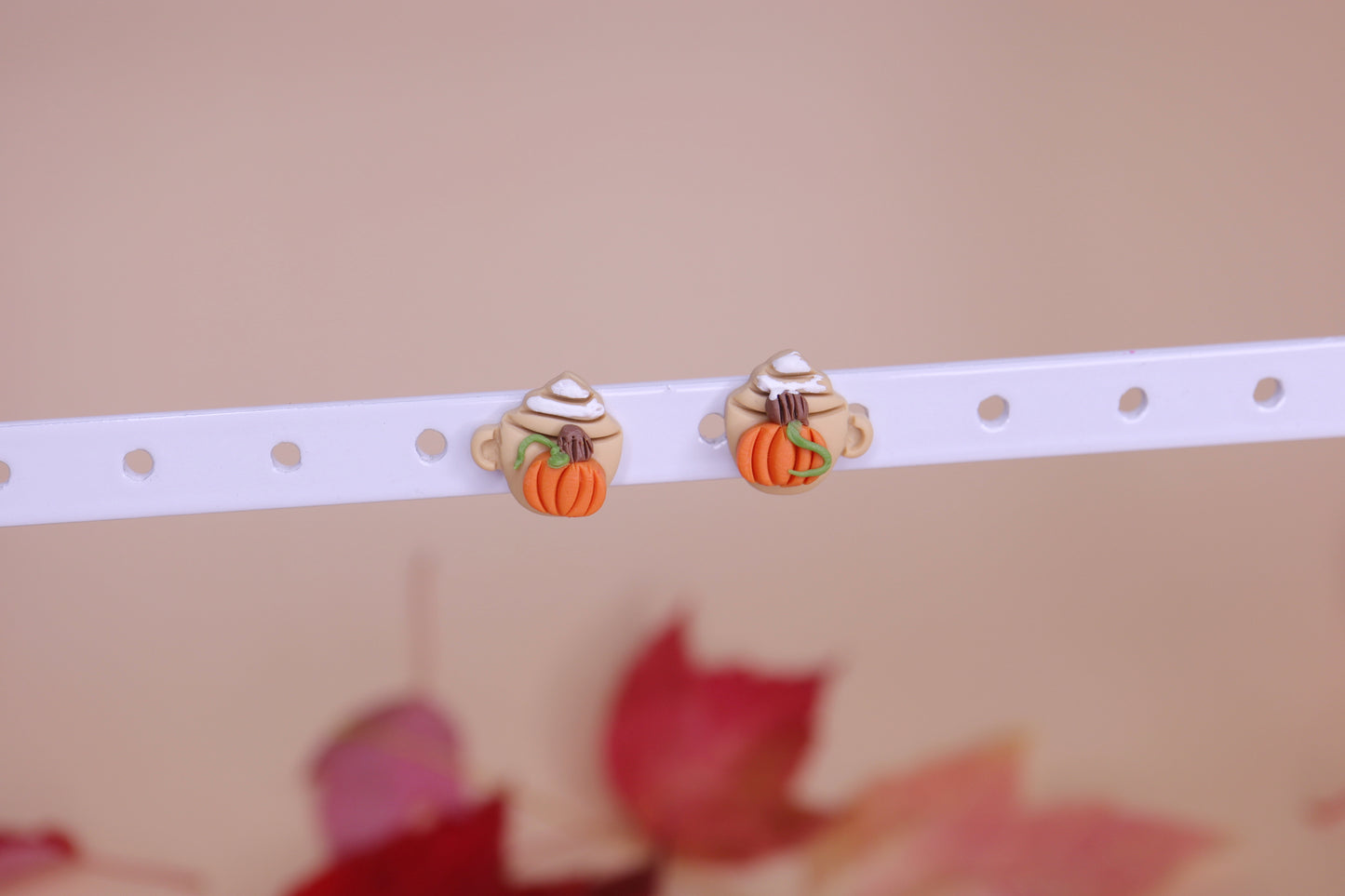 Pumpkin Spice Latte Studs ***Bestseller***