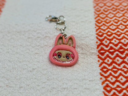 Labubu hair clips and keychains