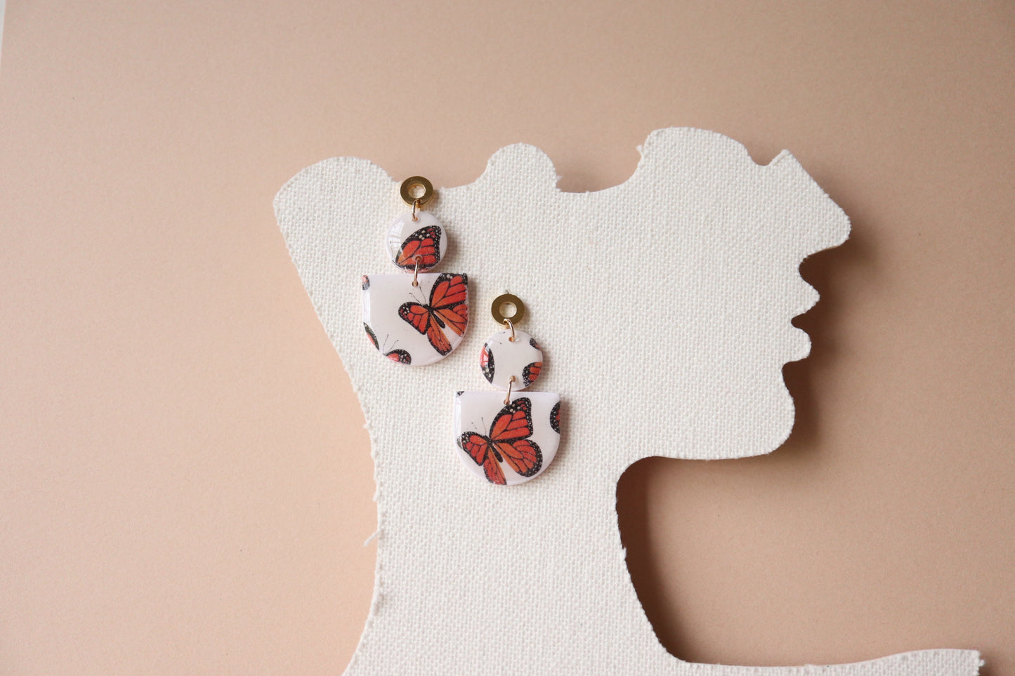 Monarch Butterfly Earrings