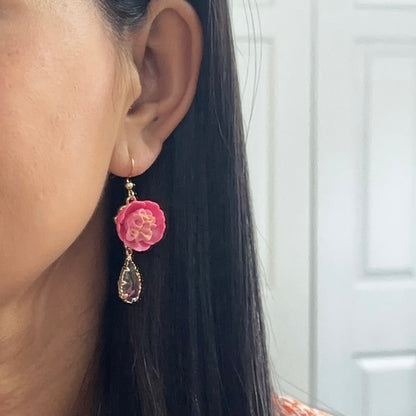 Cali’s Peony Earrings