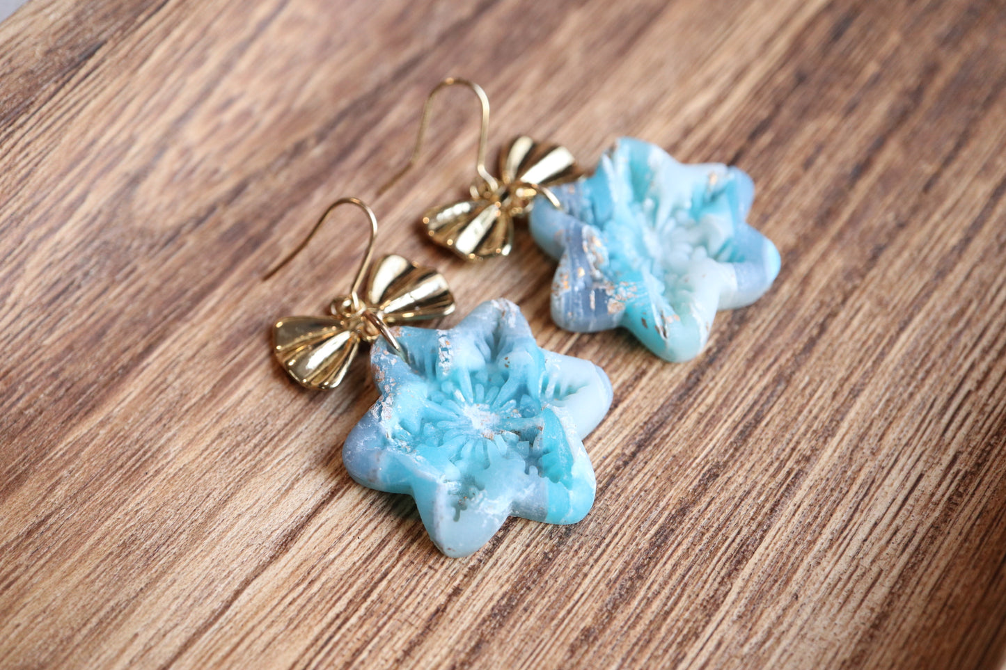 Sweet Blue Snow Earrings