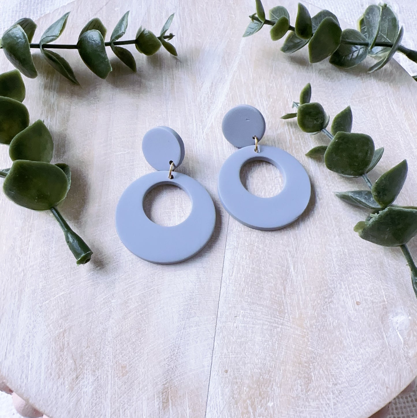 Square and Circle Earrings