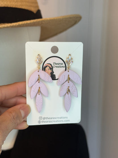 Dream Leaves Polymer Clay Earrings