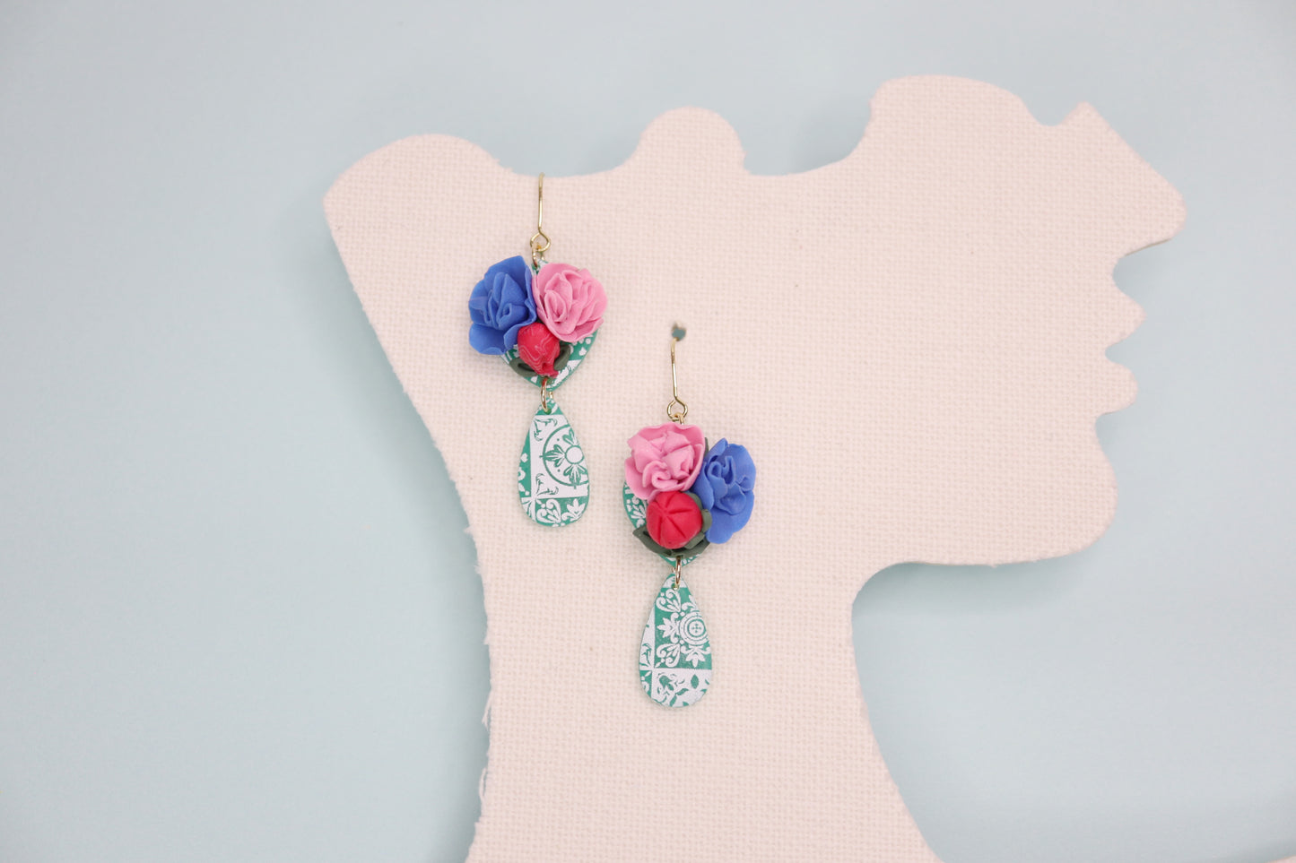 Sage’s Peony Earrings