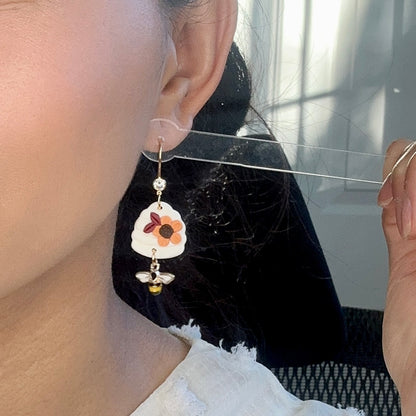 Bee Hives Earrings.
