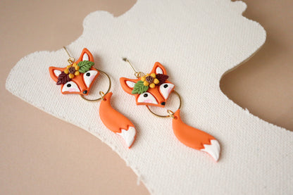 Fall Fox 🦊 Earrings