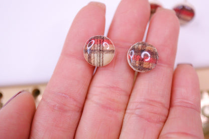 Winter Plaid Earrings