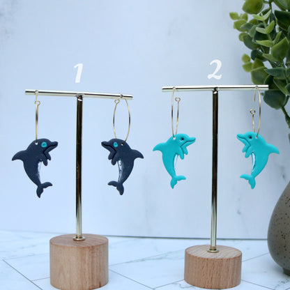 Dolphin 🐬 Earring Hoops