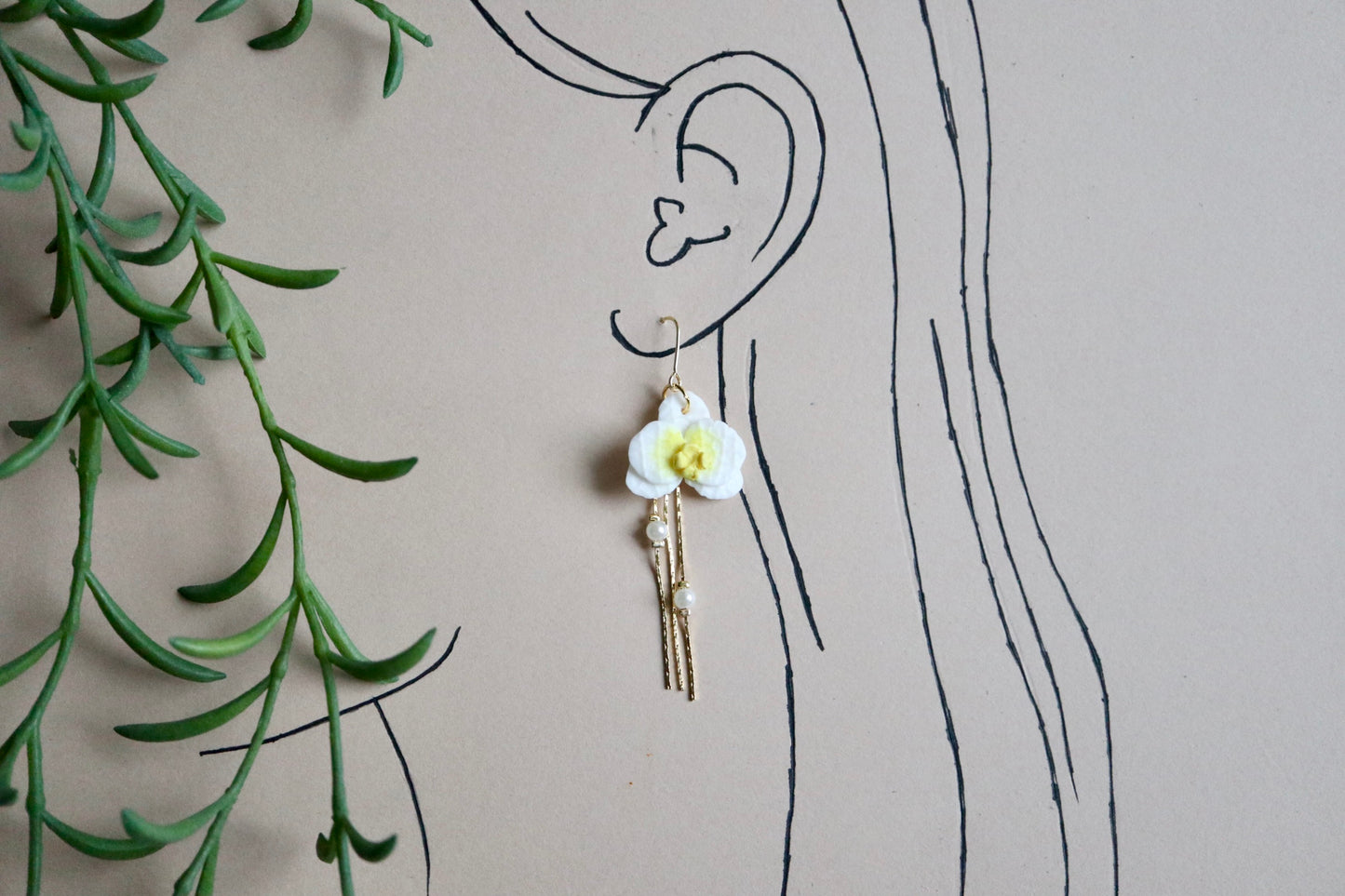 White Orchid Hooks