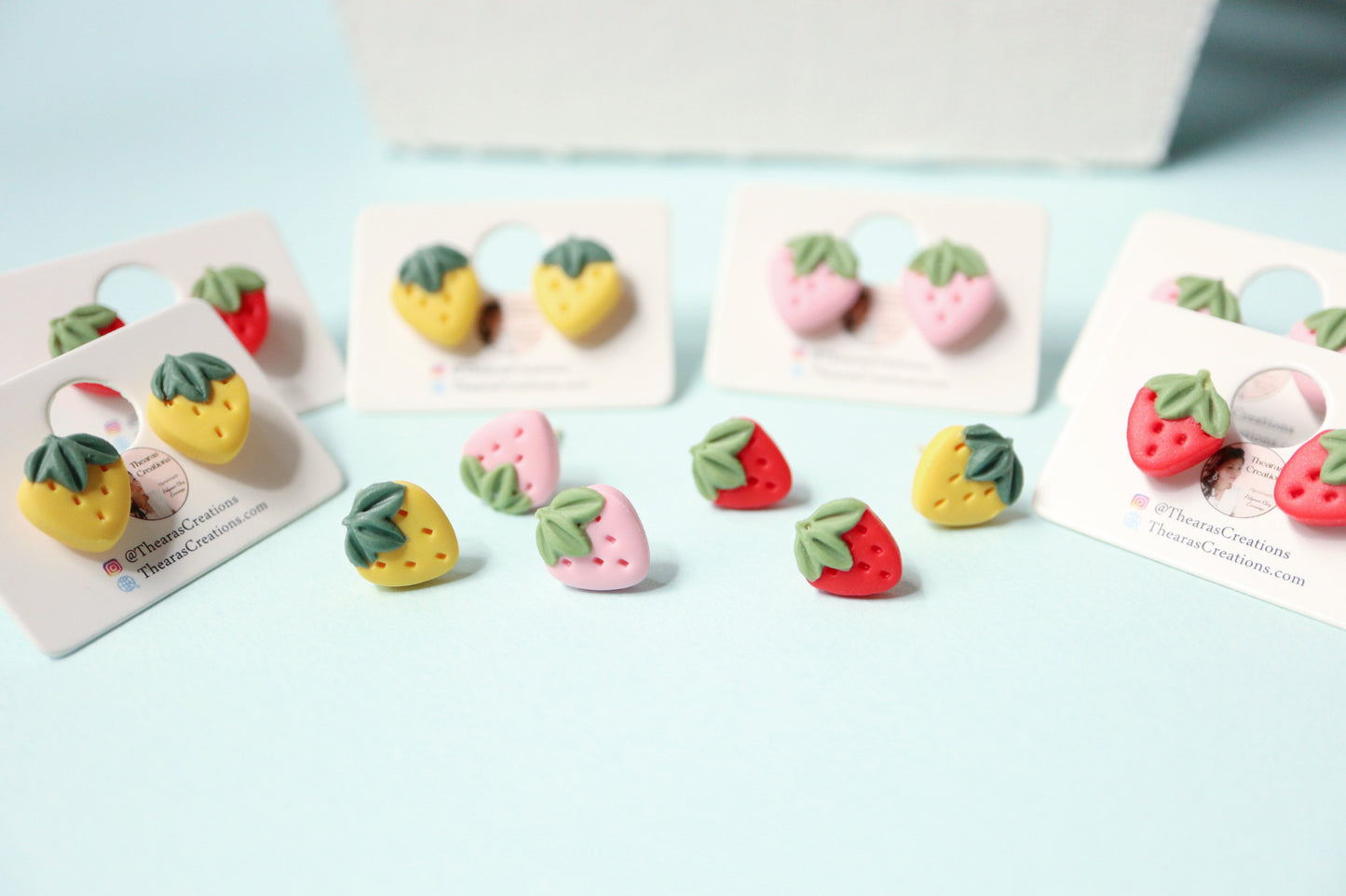 Mini strawberry studs