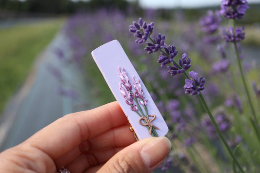 Lavender Hair barrette -Last one!