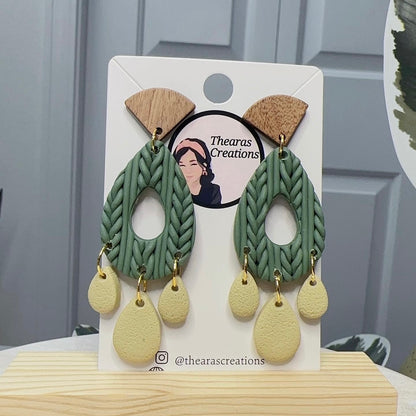 Vivian knitted earrings