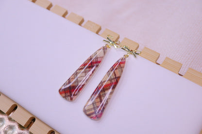 Winter Plaid Earrings