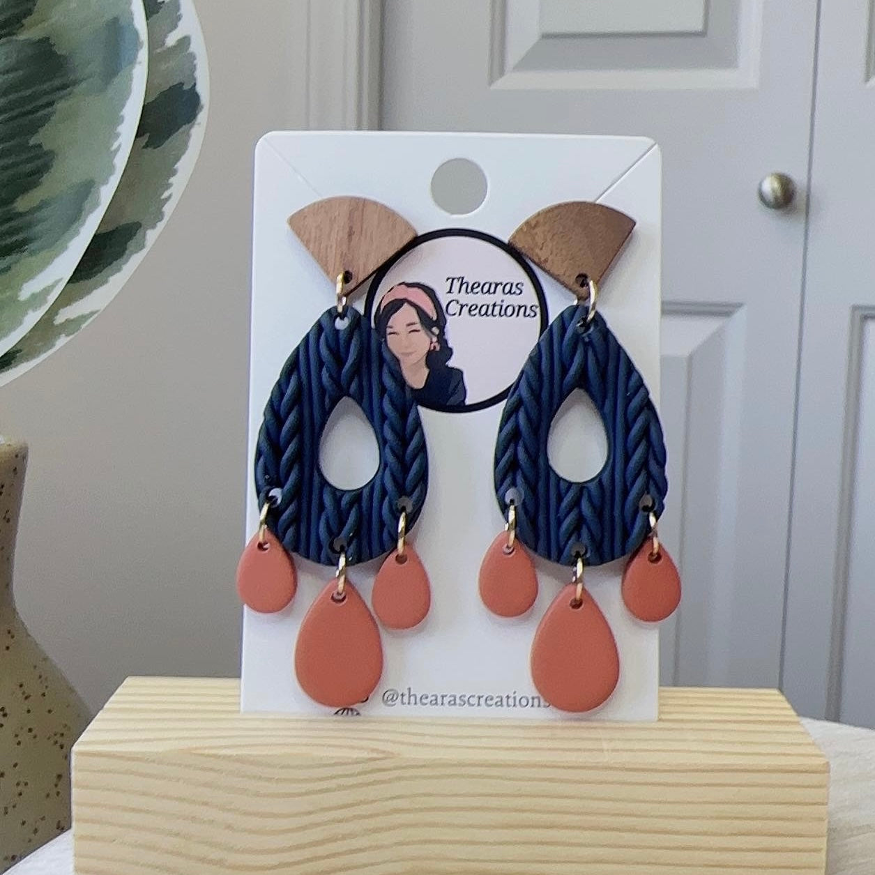 Vivian knitted earrings