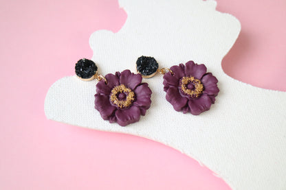 Large Poppies Earrings