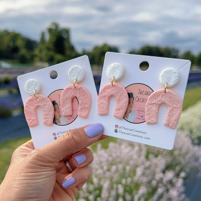 Peach Arches Earrings