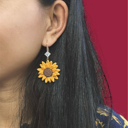 Lovely Sunflower 🌻 Earrings *Last Pair*