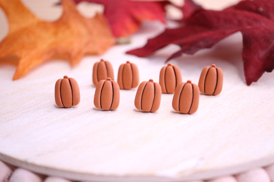 Pumpkin Earrings Studs