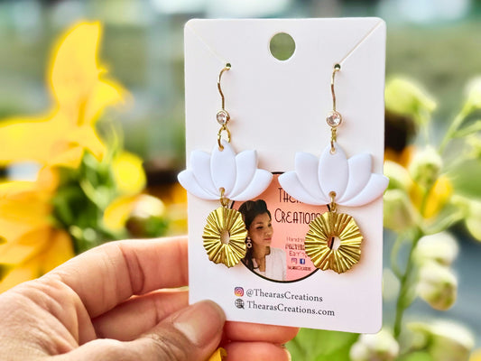 Large Lotus and Sun Charms