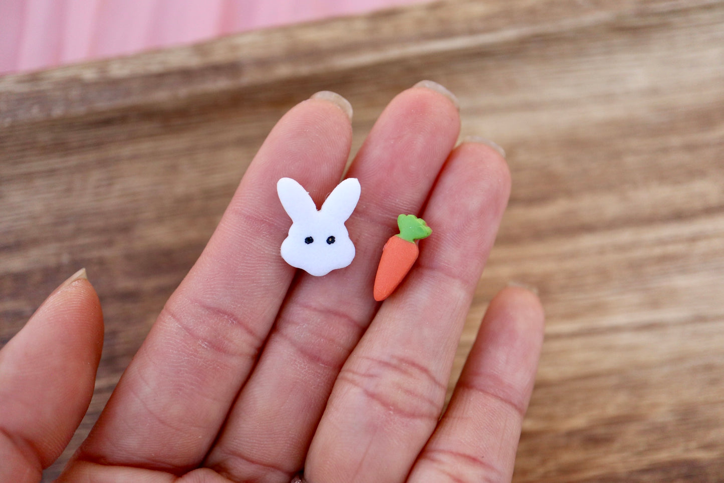 Bunnies White Earrings ***Bestseller***