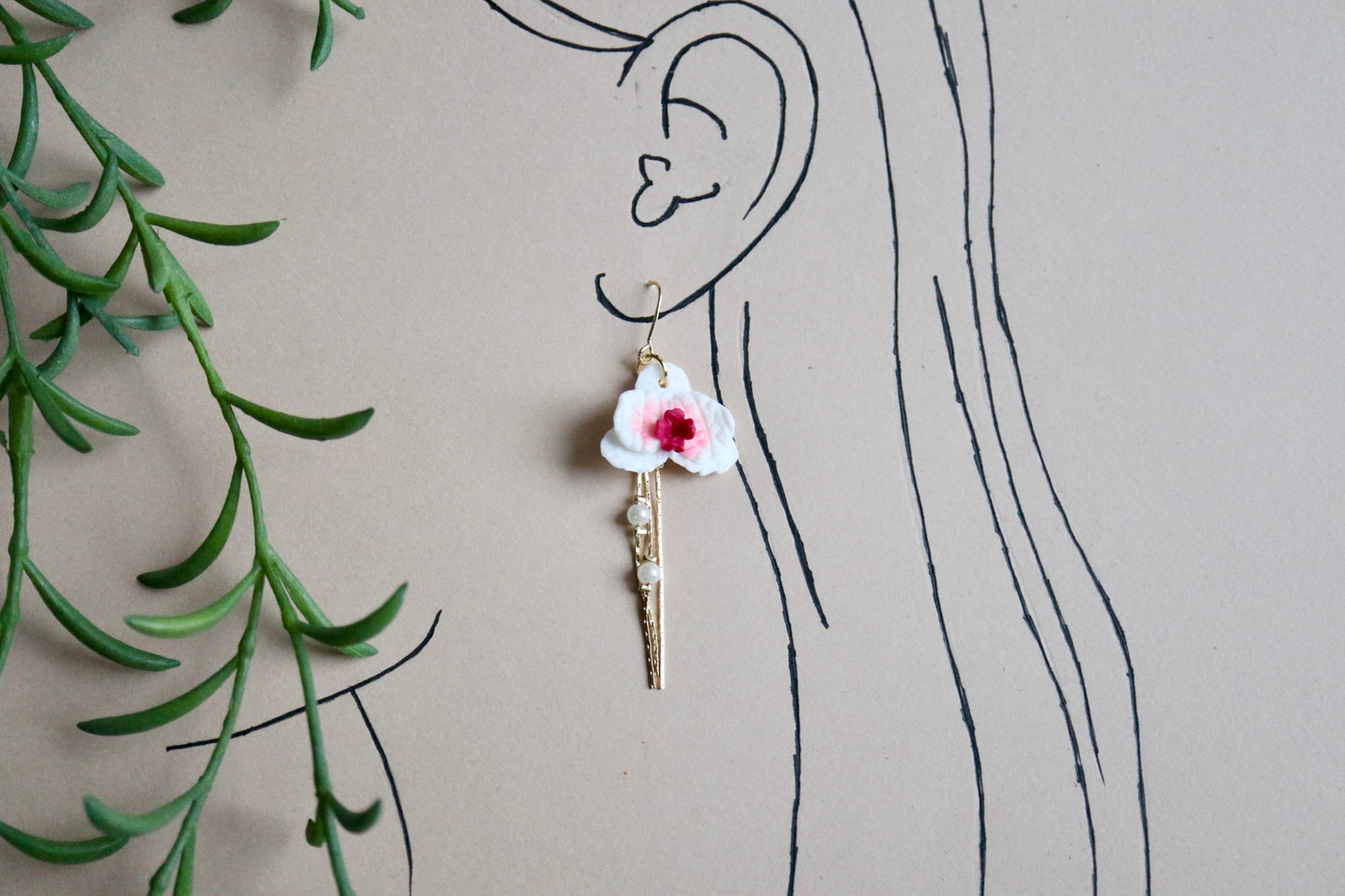 White Orchid Hooks