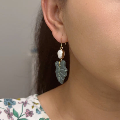 Alocasia Earrings.