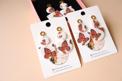 Monarch Butterfly Earrings