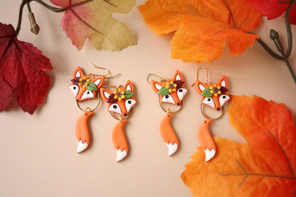 Fall Fox 🦊 Earrings