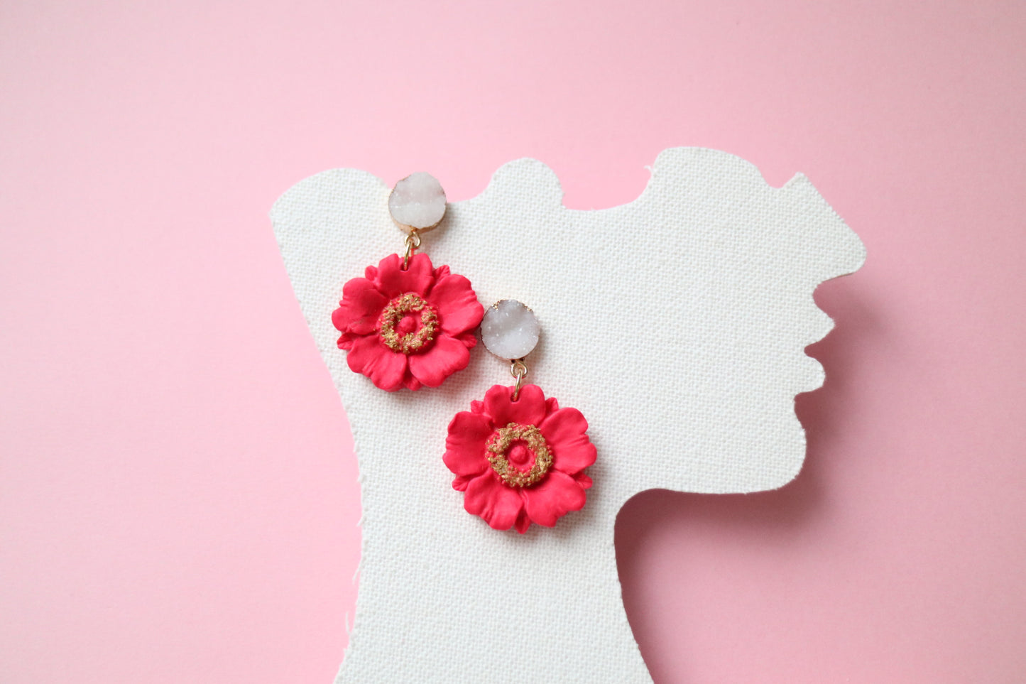 Large Poppies Earrings