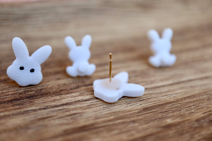 Bunnies White Earrings ***Bestseller***
