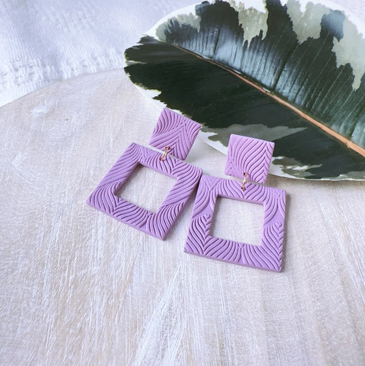 Purple w/ Green Square.